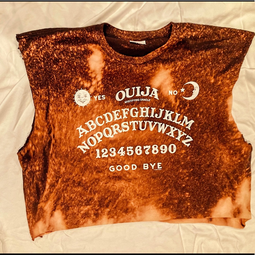 Quija Acid Wash Crop Top